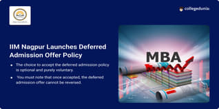 IIM Nagpur Launches Deferred Admission Offer Policy; Check Details Here